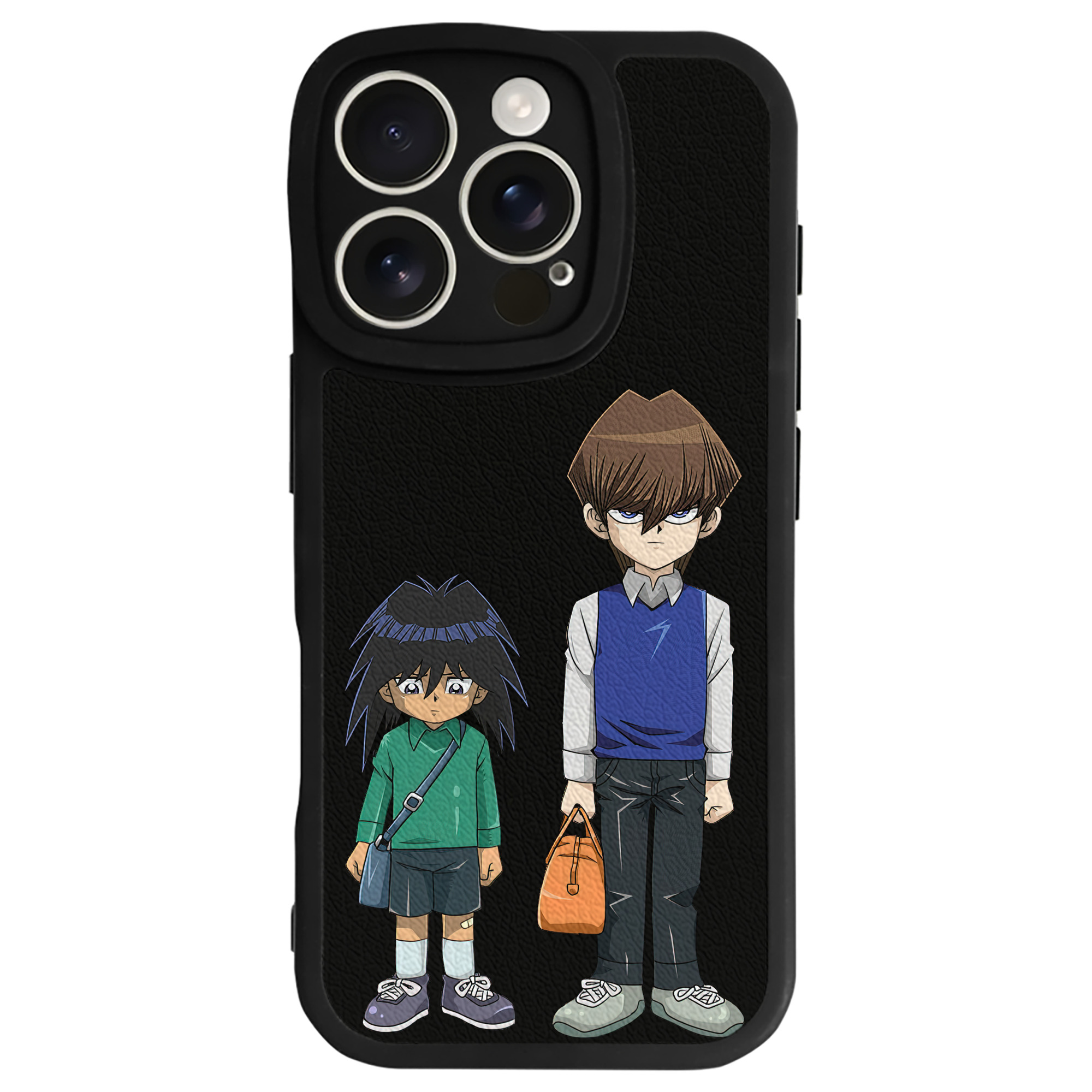 遊☆戯☆王 Yu-Gi-Oh! 【iPhone 16シリーズ対応】シリコンスマホケース（レザー調） 材質：シリコン